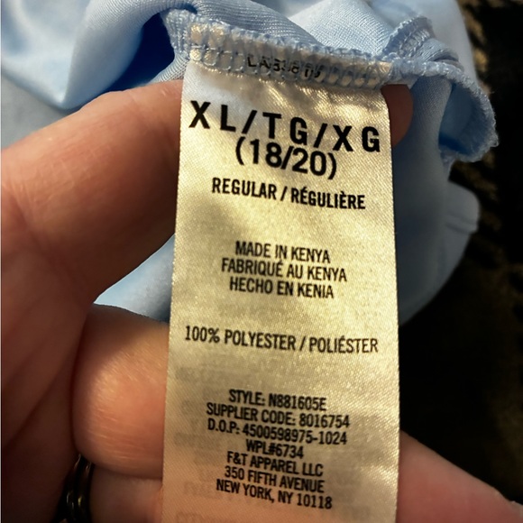 Nautica Big Boys  Light Blue Polo Shirt XL/ 18-20 - Picture 3 of 6